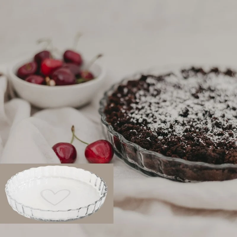 Eulenschnitt Tarteform klein Herz