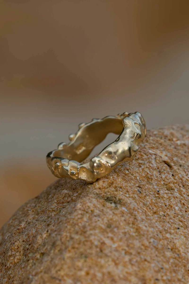 Dripping Gold Ring