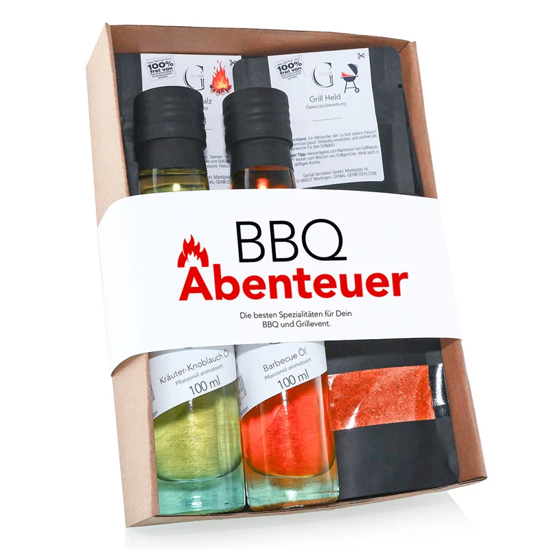 BBQ Abenteuer – Grill Geschenkset