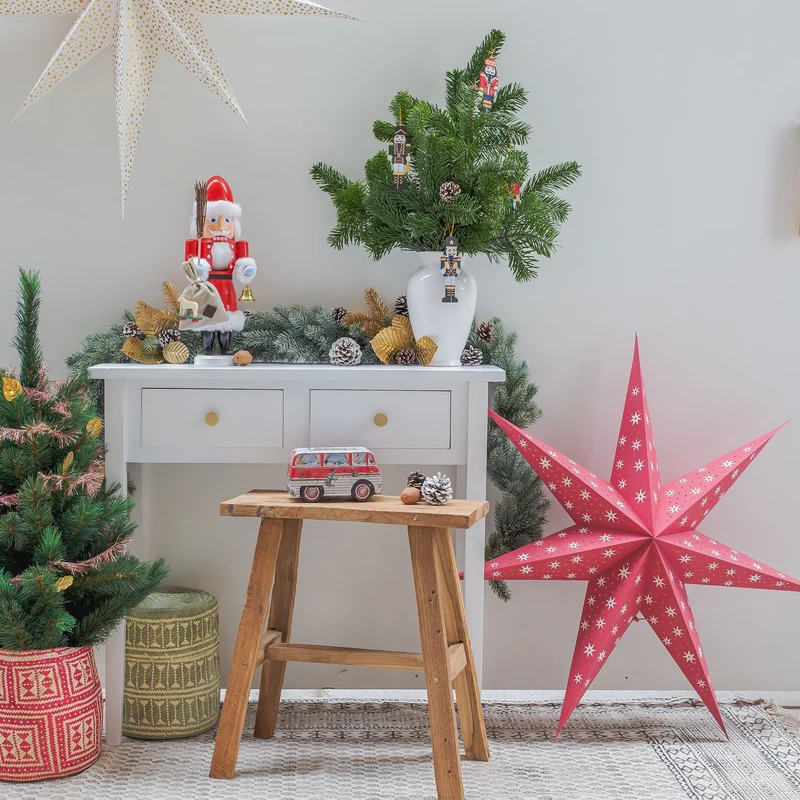 Papierstern 90 cm Cherry | Beleuchtet