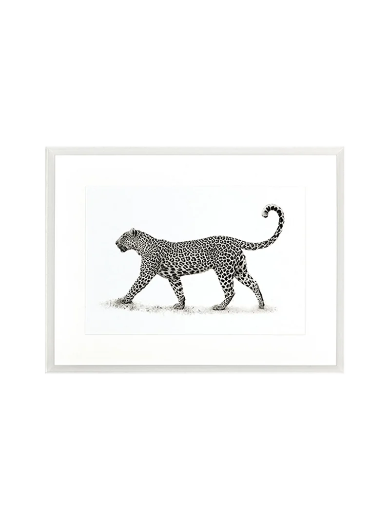 Bild im Rahmen | The Leopard - Gemälde (65cm x 85cm)