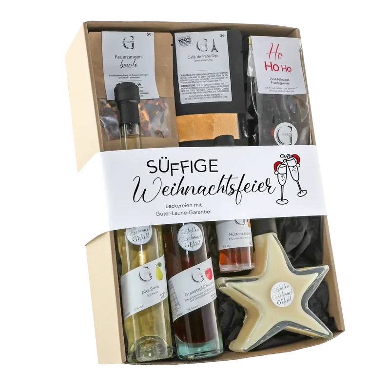 Süffige Weihnachtsfeier Geschenkset