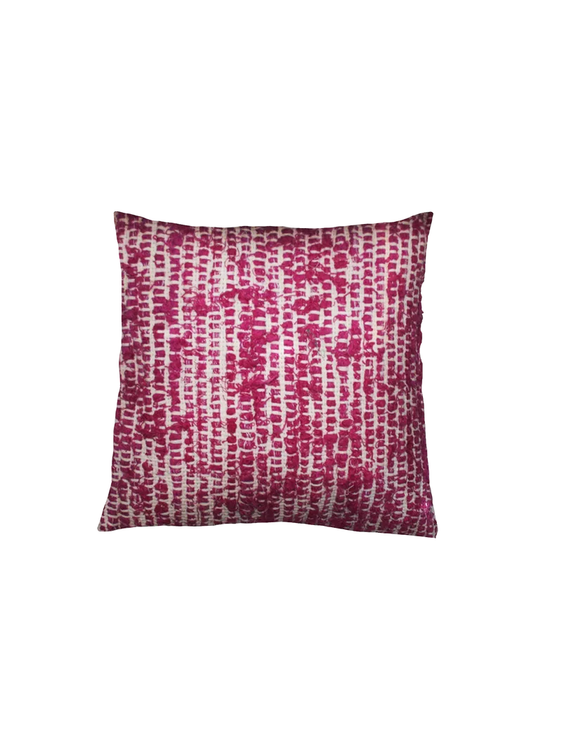 Kissenbezug | "Vintage" in rosa-weiss