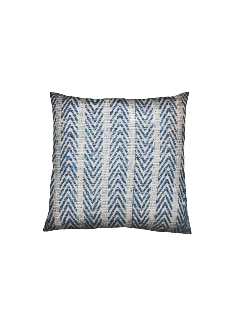 Kissenbezug | "Chevron Stripe" Blau