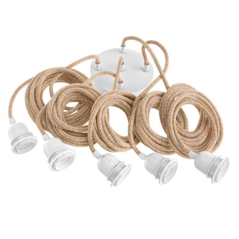 Lampenfassung mit 5 Kabel "Natural White"