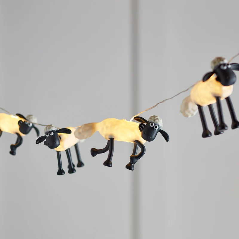 Shaun the Sheep™ 8er Lichterkette mit Fernbedienung