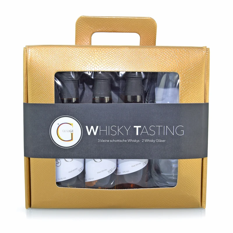 WHISKY TASTING – 3 Single Malt Whiskys & Whisky Glas