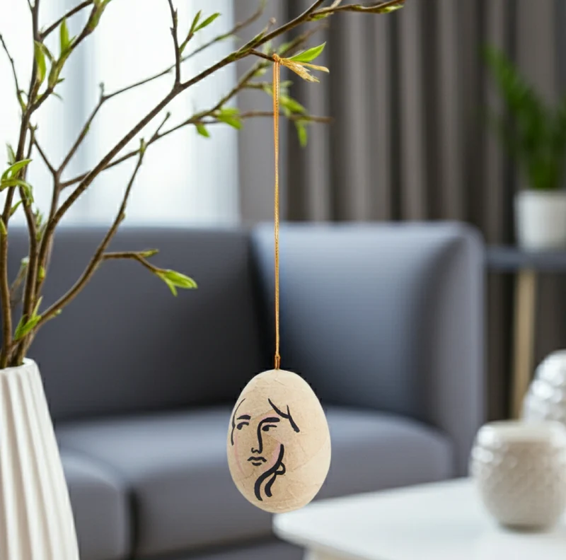 Ei aus Papier "Frau"