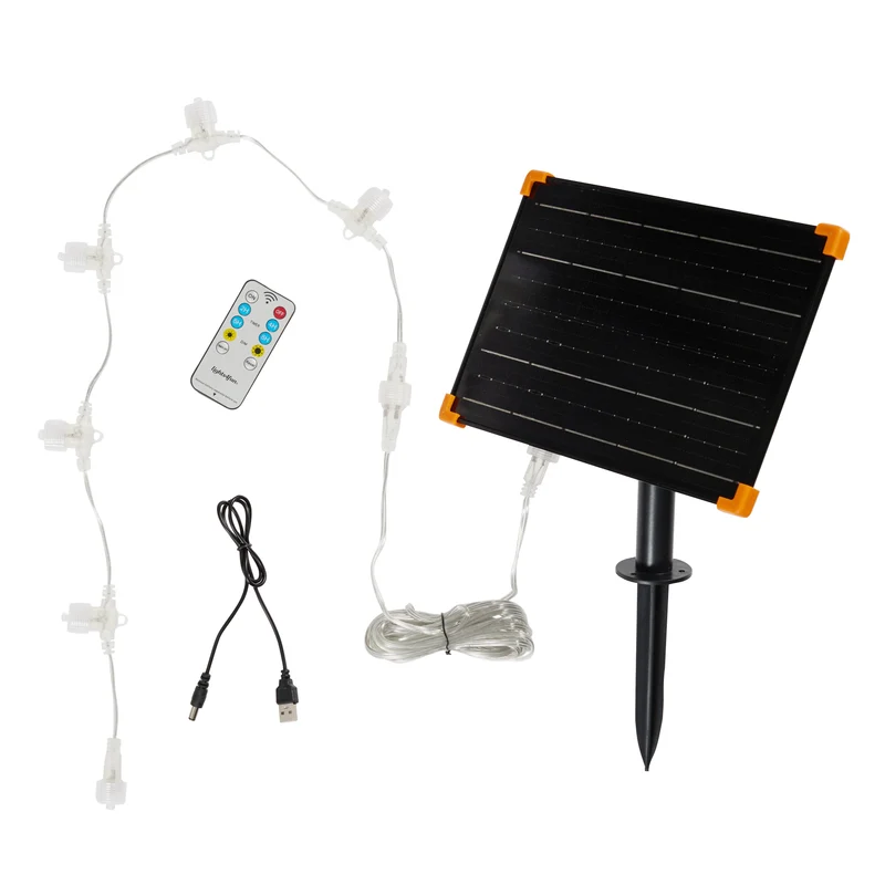 Solar Panel für 24V Bicolor LED Rentiere
