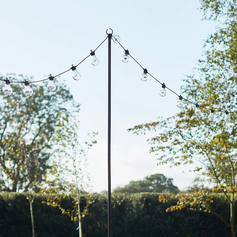 Party Lichterketten Mast 2,75m