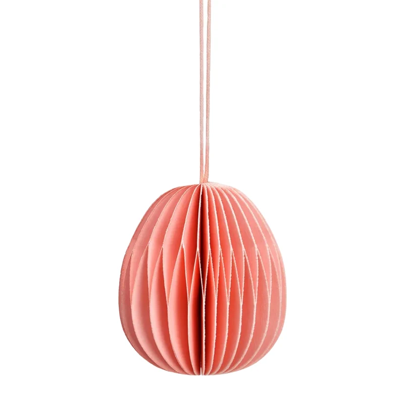 Dekohänger Papier Osterei apricot klein