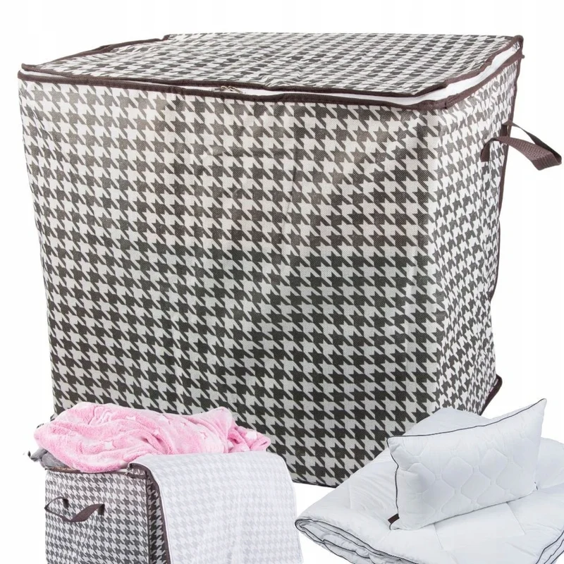 Aufbewahrungstasche 100L 180L Faltbar Kleider Organizer Bettwäsche Kleiderschran