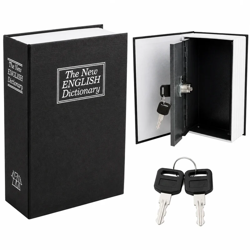 Buchtresor Buchsafe Geldkassette Geheimversteck Wertsachen Bücher Tresor Safe XL