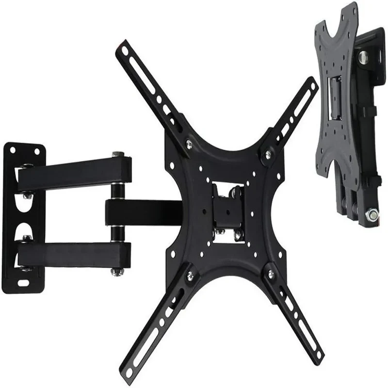 TV Wandhalterung Schwenkbar 32-55 Zoll VESA 200x200 Neigbar 22kg Schwarz